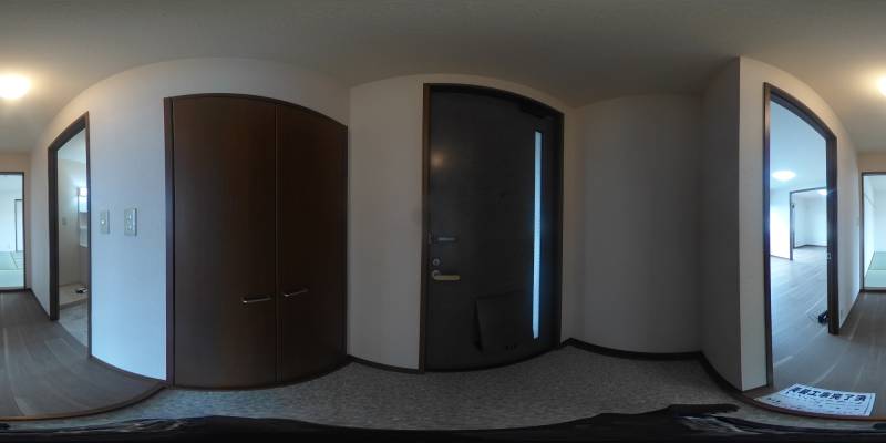 パノラマ画像玄関