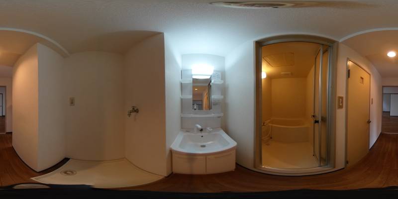 パノラマ画像洗面所