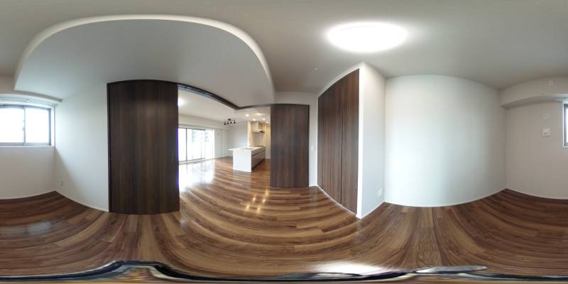 パノラマ画像洋室