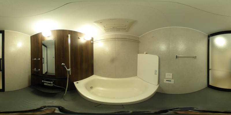 パノラマ画像バスルーム