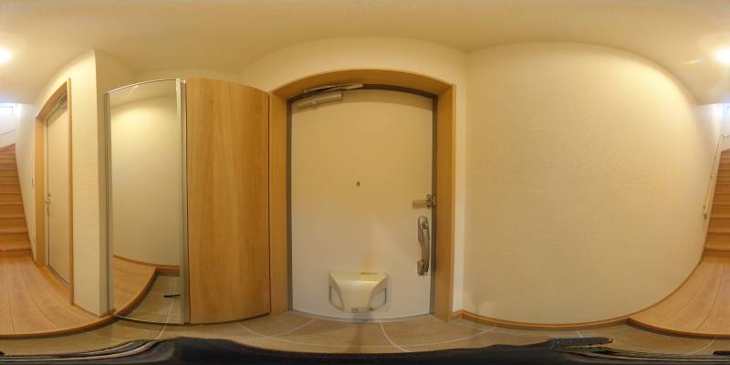 パノラマ画像玄関