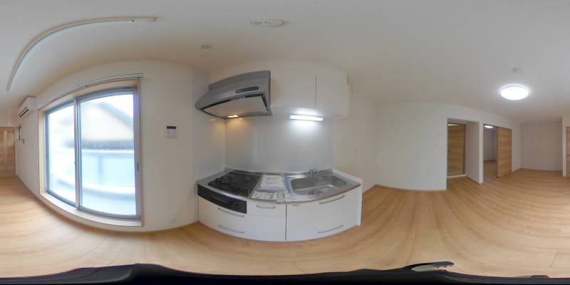 パノラマ画像キッチン