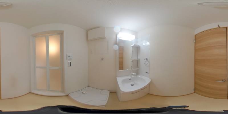 パノラマ画像洗面所