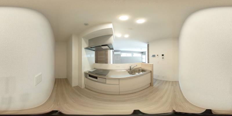 パノラマ画像キッチン