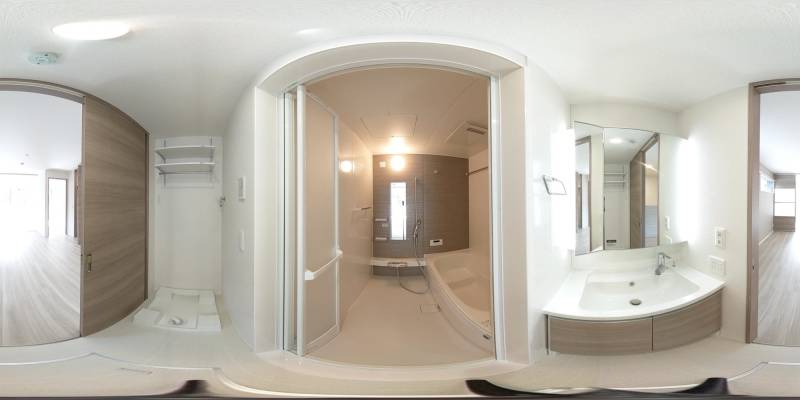 パノラマ画像バスルーム