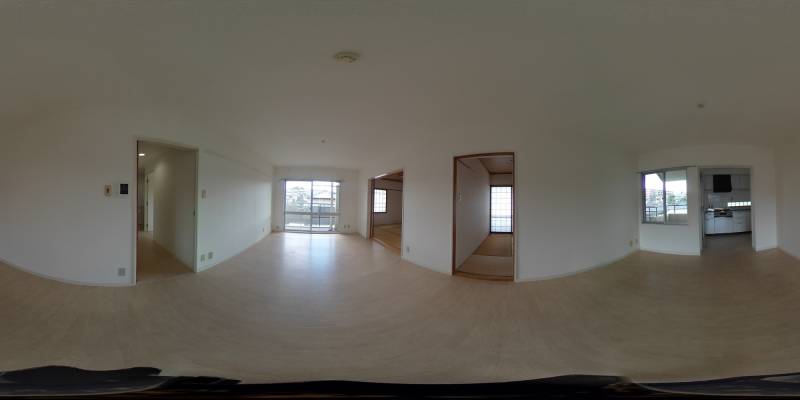 パノラマ画像リビング