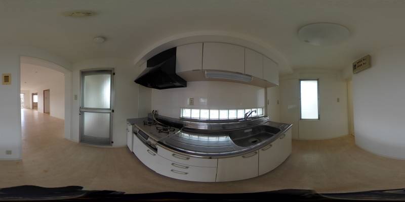 パノラマ画像キッチン