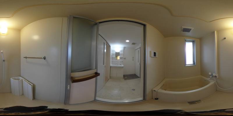 パノラマ画像バスルーム