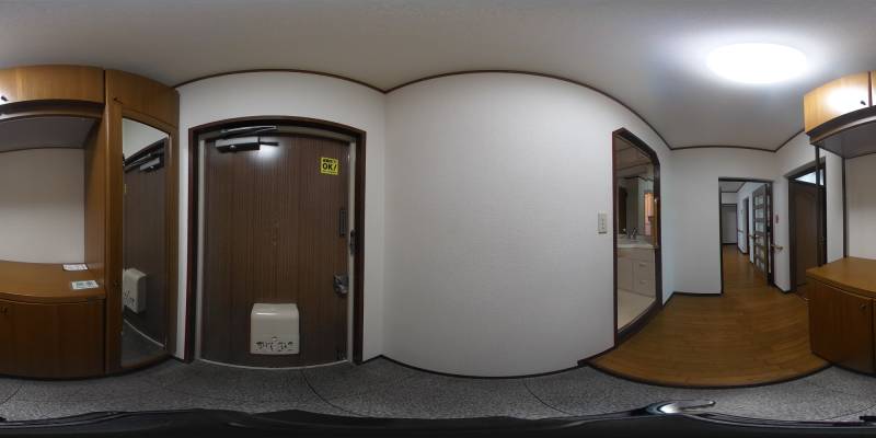 パノラマ画像玄関