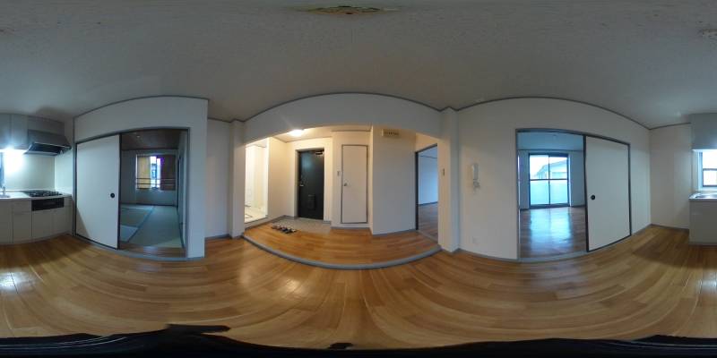 パノラマ画像リビング