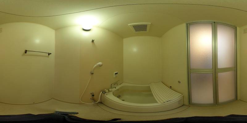 パノラマ画像バスルーム