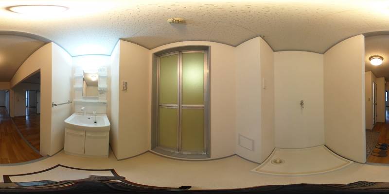 パノラマ画像洗面所