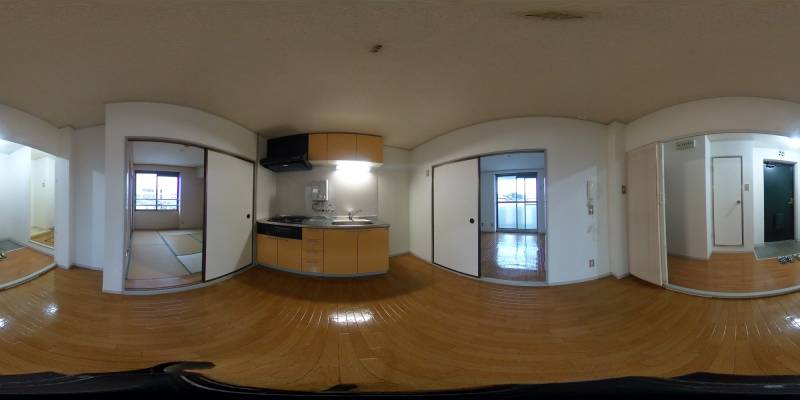 パノラマ画像リビング