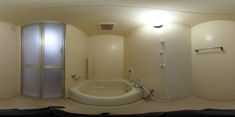 パノラマ画像バスルーム