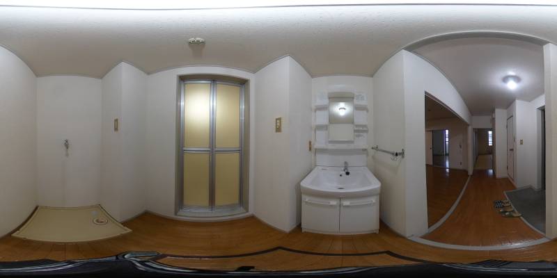 パノラマ画像洗面所