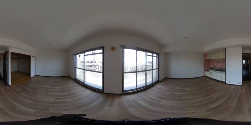 パノラマ画像リビング