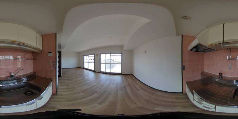 パノラマ画像キッチン