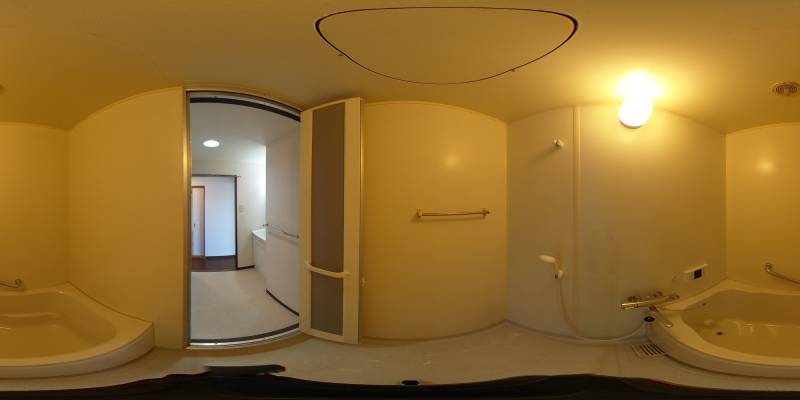 パノラマ画像バスルーム