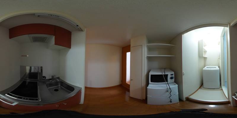 パノラマ画像キッチン
