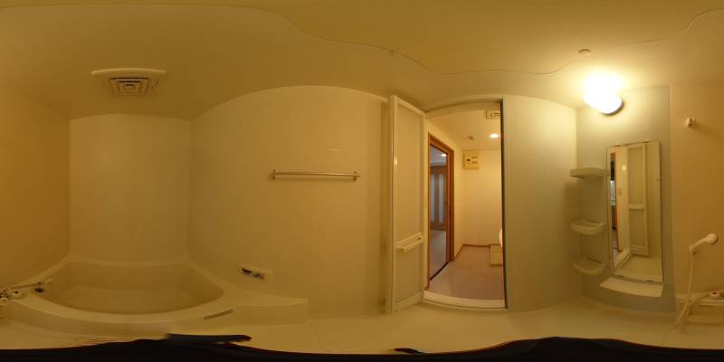 パノラマ画像バスルーム