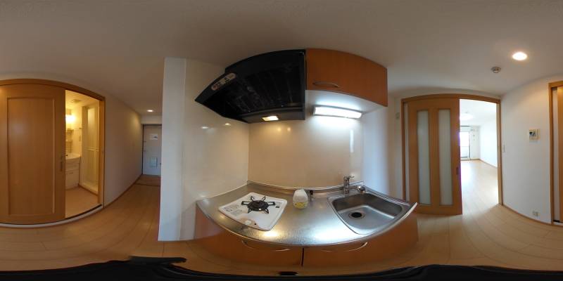 パノラマ画像キッチン