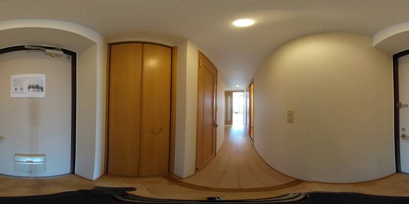 パノラマ画像玄関