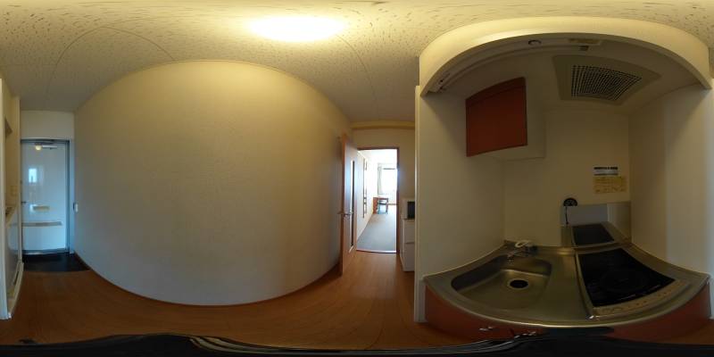 パノラマ画像キッチン