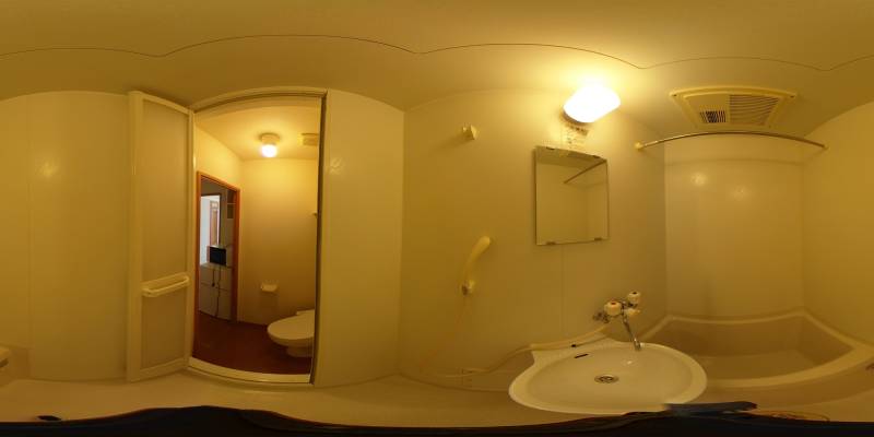 パノラマ画像バスルーム