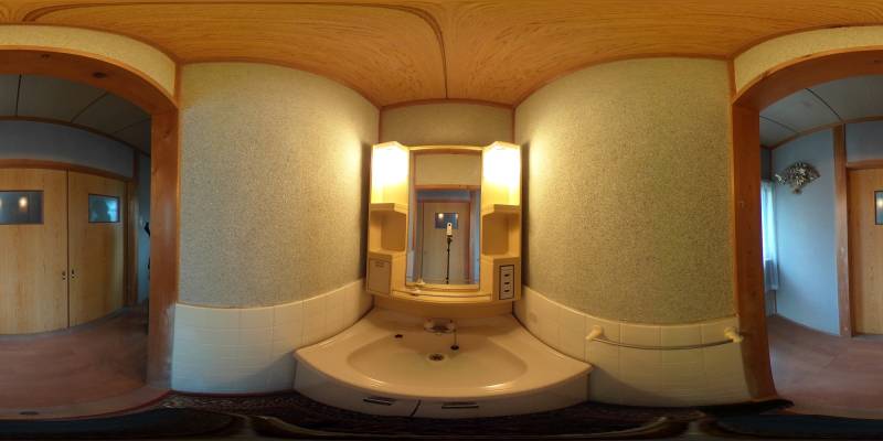 パノラマ画像洗面所