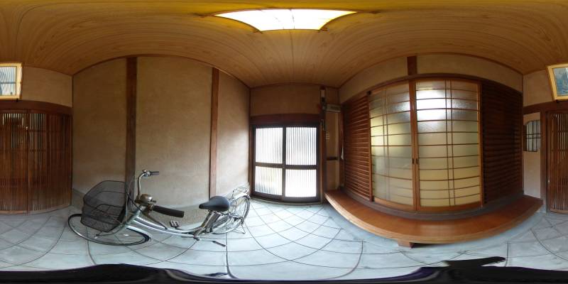 パノラマ画像玄関