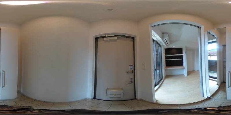 パノラマ画像玄関