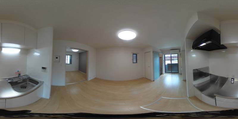 パノラマ画像キッチン