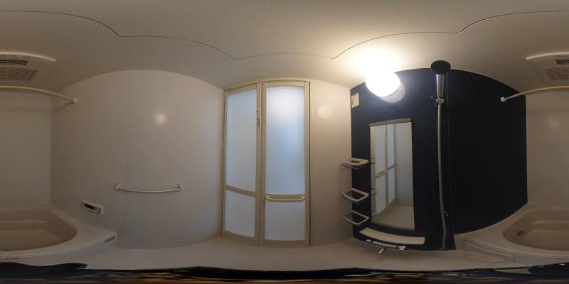 パノラマ画像バスルーム