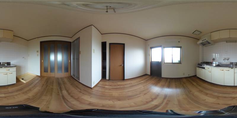 パノラマ画像キッチン