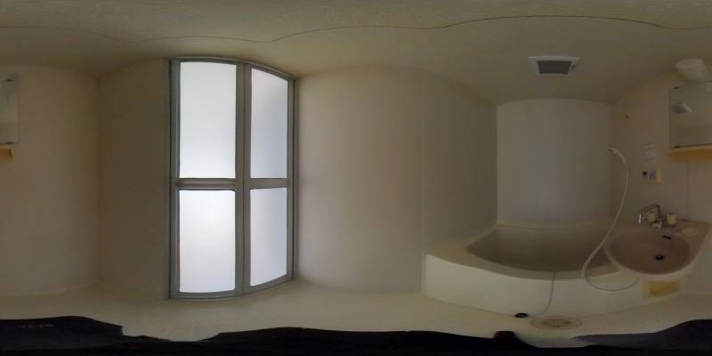 パノラマ画像バスルーム