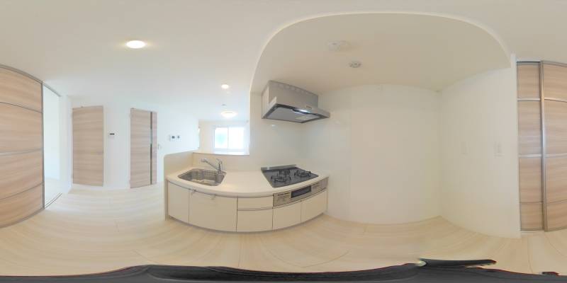 パノラマ画像キッチン