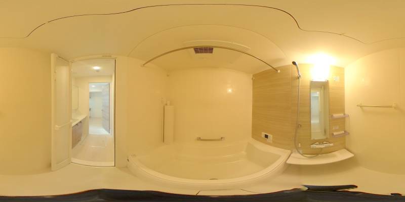 パノラマ画像バスルーム