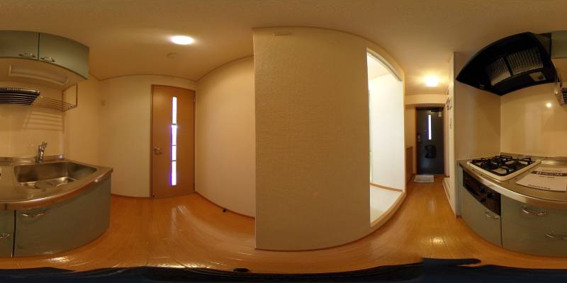 パノラマ画像キッチン