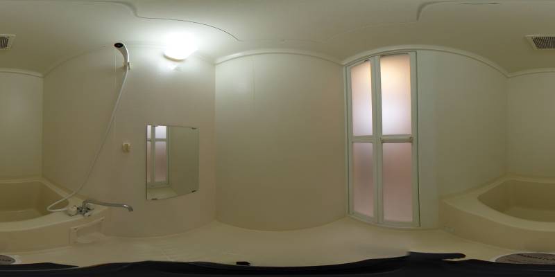 パノラマ画像バスルーム