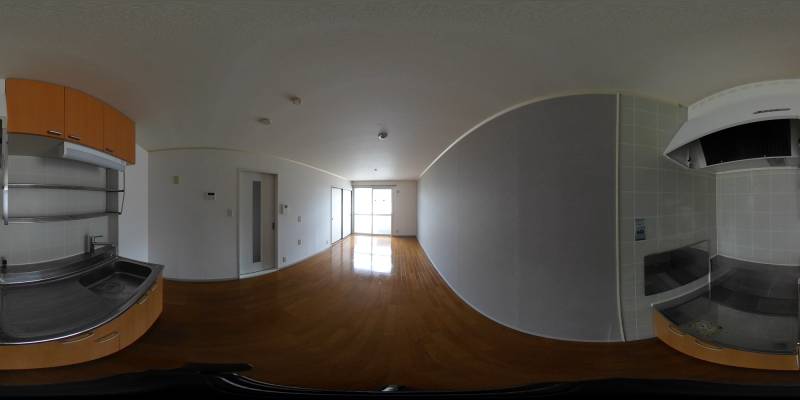 パノラマ画像キッチン