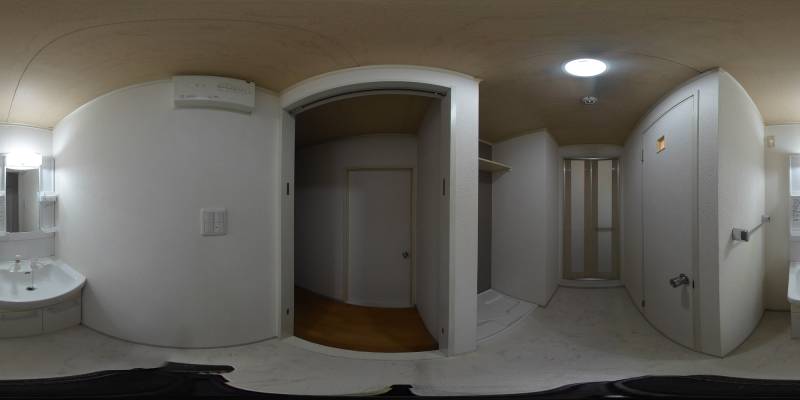 パノラマ画像洗面所