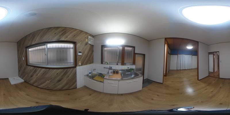 パノラマ画像キッチン