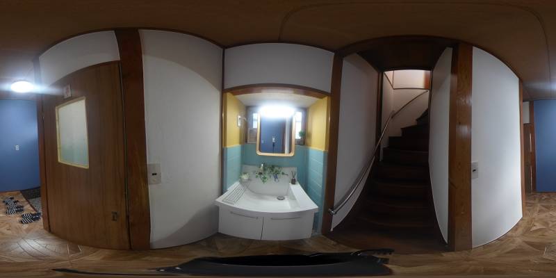 パノラマ画像洗面所