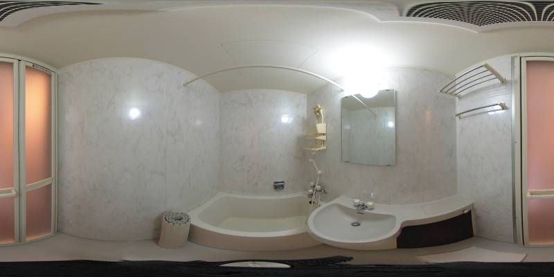 パノラマ画像バスルーム