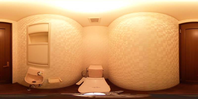 パノラマ画像トイレ