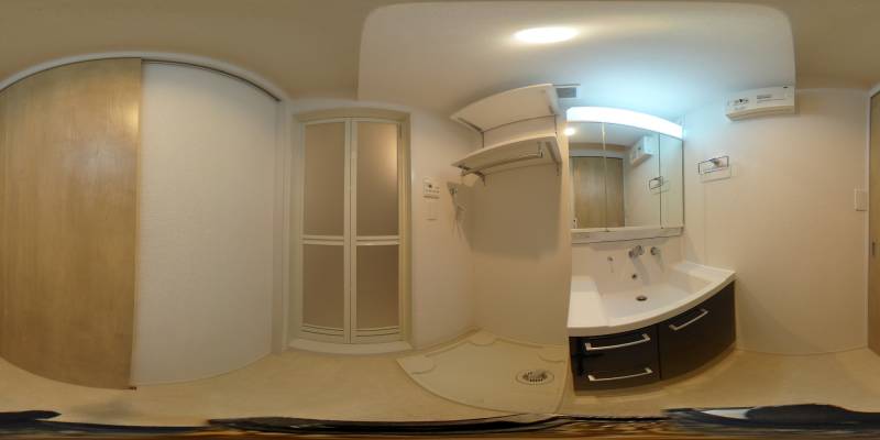 パノラマ画像洗面所