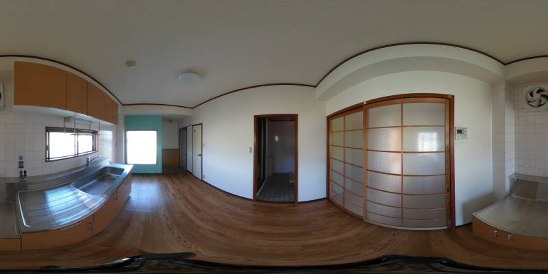 パノラマ画像キッチン