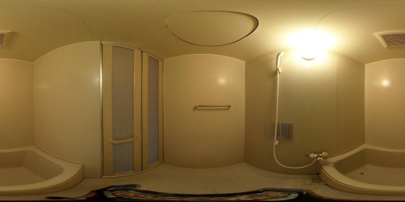 パノラマ画像バスルーム