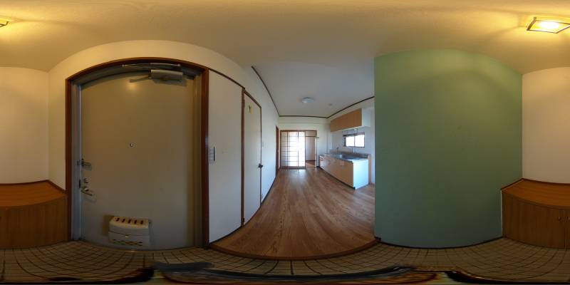 パノラマ画像玄関