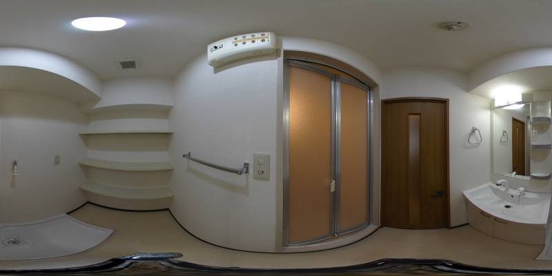 パノラマ画像洗面所